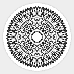 Aztec mandala Sticker